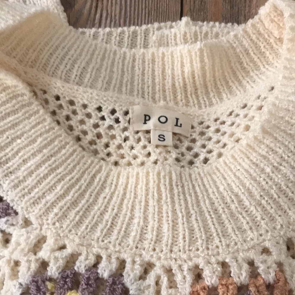 Macramé Knit Sweater by Pol - Picture 3 of 7